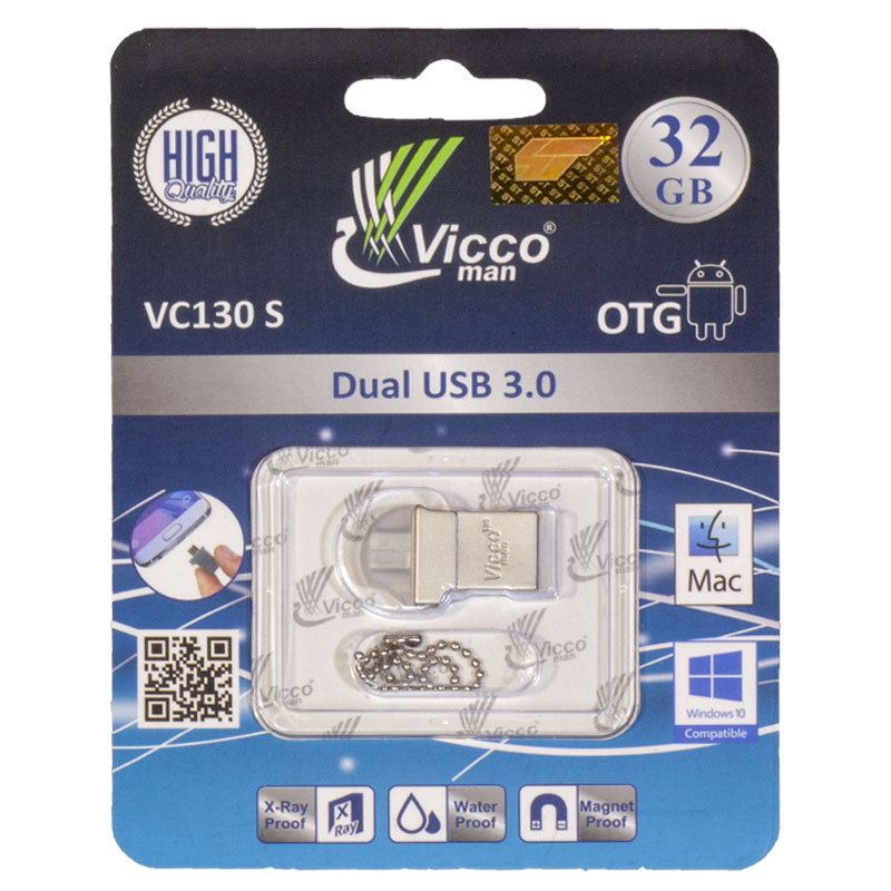 قیمت خرید و فروش فلش مموری ویکومن 32گیگ Viccoman vc130s 32GB OTG