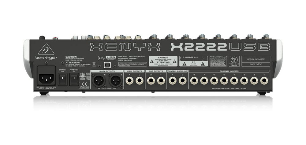 behringer-xenyx-x2222usb قیمت خرید میکسر بهرینگر Behringer Xenyx X2222USB