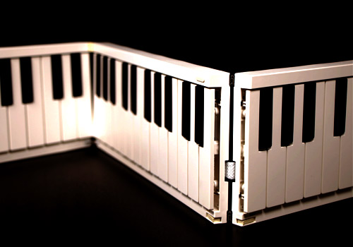 پیانو تاشو کری آن Carry on Folding Piano 88 key white