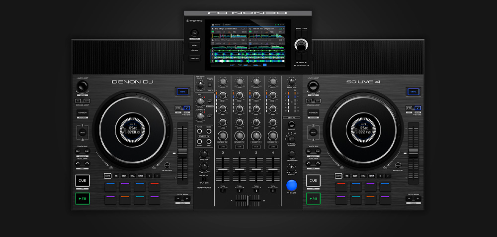 denon-dj-sc-live-4 قیمت دی جی کنترلر دنون Denon DJ SC Live 4