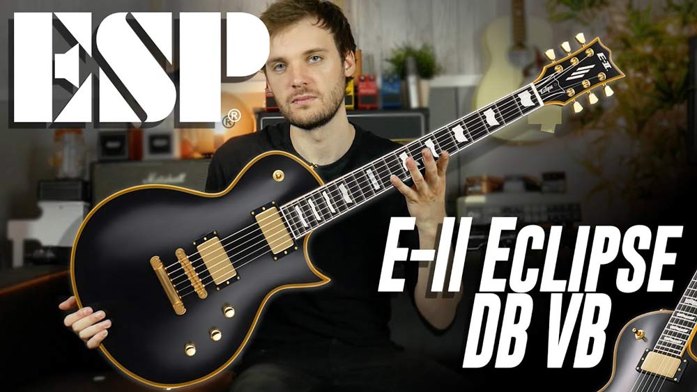 گیتار الکتریک ای اس پی ESP E2 Eclipse DB Vintage Black