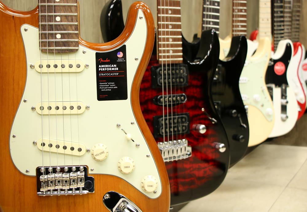 گیتار الکتریک فندر Fender American Performer Strat Honey Burst