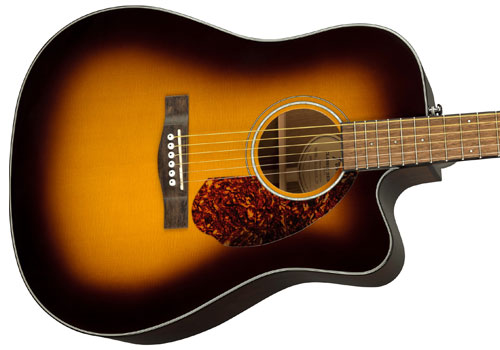 گیتار آکوستیک فندر Fender CD 140SCE Dreadnought WN Sunburst