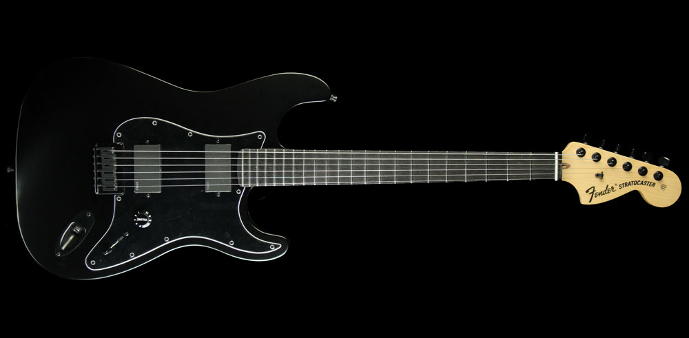 گیتار الکتریک فندر Jim Root Strat Ebony Flat Black