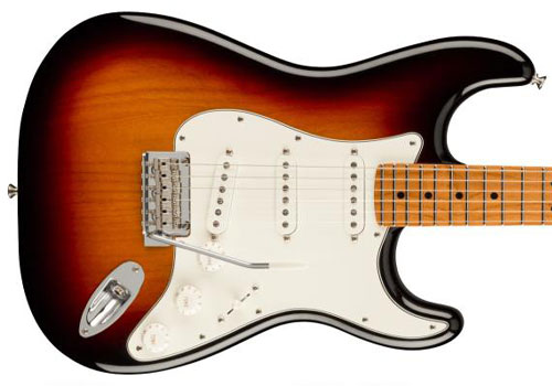 قیمت خرید گیتار الکتریک فندر Fender Player Strat Limited Edition Roasted Maple 3-Color Sunburst