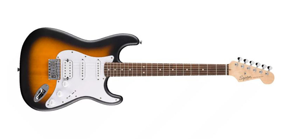 squier-debut-strat-hss-ht-2-color-sunburst قیمت خرید گیتار فندر اسکوایر Squier Debut Strat HSS HT 2-Color Sunburst