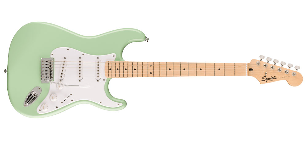 squier-sonic-strat-mn-wpg-surf-green قیمت خرید گیتار فندر اسکوایر Squier Sonic Strat MN WPG Surf Green