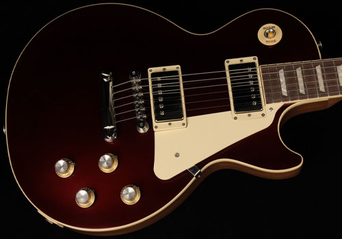 gibson-les-paul-standard-60s-plain-top-sparkling-burgundy گیتار الکتریک گیبسون Gibson Les Paul Standard 60s Plain Top Sparkling Burgundy