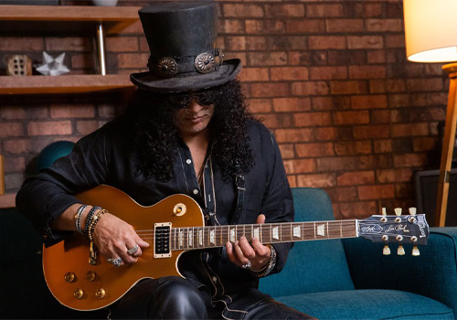 گیتار الکتریک گیبسون Gibson Slash Victoria Les Paul Standard Goldtop Dark Back