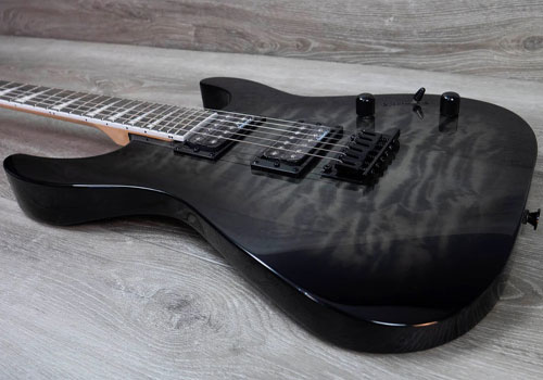 گیتار الکتریک جکسون Jackson Dinky JS20 DKQ 2PT Transparent Black