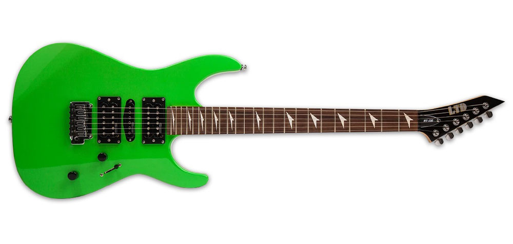 ltd-mt-130-neon-green گیتار الکتریک ال تی دی LTD MT 130 Neon Green