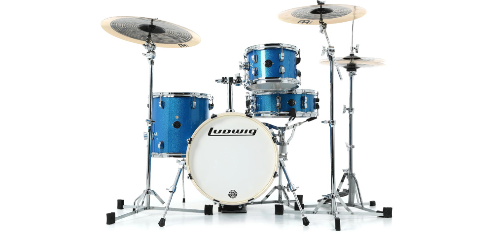 ludwig-breakbeats-lc2792-blue-sparkle قیمت خرید درام ست آکوستیک لودویگ Ludwig Breakbeats LC2792 Blue Sparkle