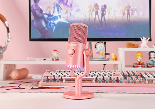 میکروفون یو اس بی ماونو Maono DM30 Pink