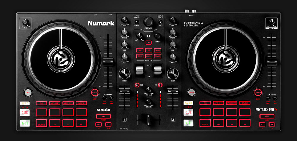 numark-mixtrack-pro-fx قیمت دی جی کنترلر نیومارک Numark Mixtrack Pro FX