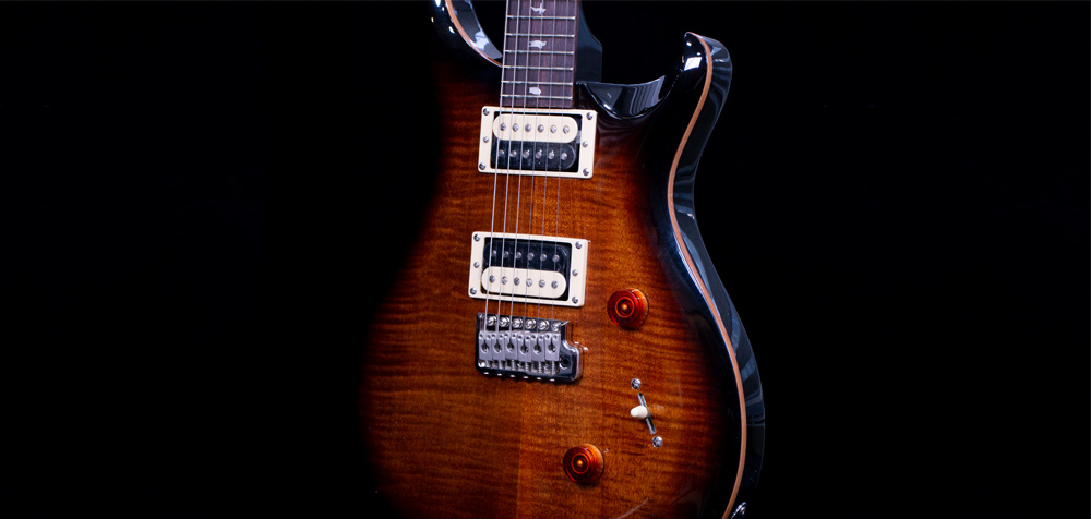 گیتار الکتریک پی آر اس PRS SE Custom 24 Black Gold Burst