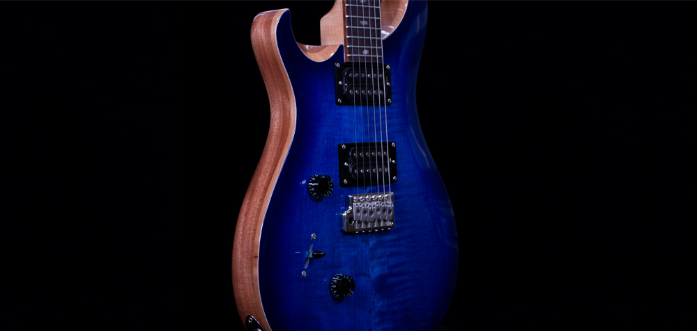 گیتار الکتریک چپ دست پی آر اس PRS SE Custom 24 Lefty Faded Blue Burst