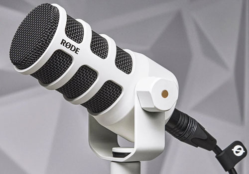 rode-podmic-usb-white میکروفون پادکست داینامیک رود Rode PodMic USB White