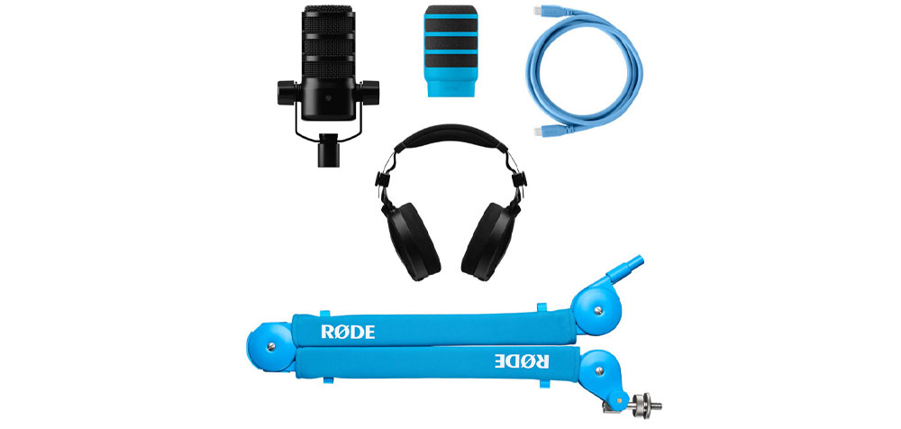 rode-usb-podcast-expansion-kit-blue پکیج پادکست رود RODE USB Podcast Expansion Kit Blue