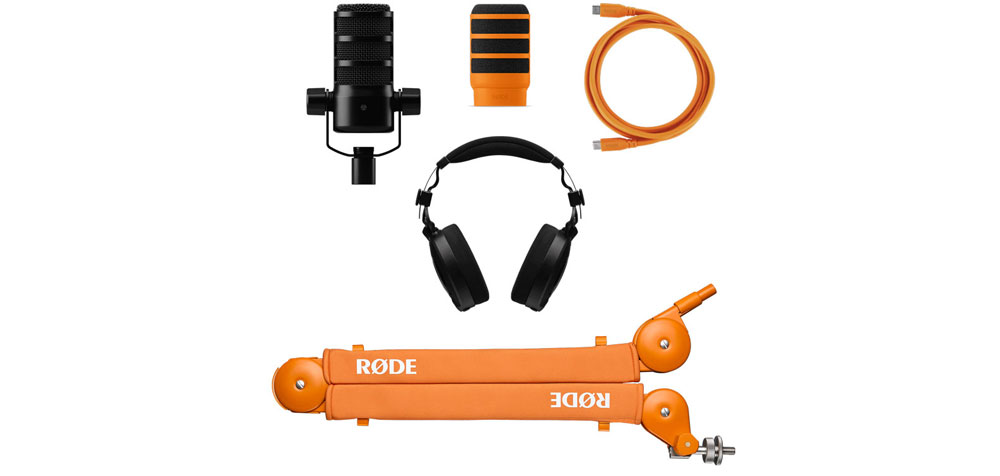 rode-usb-podcast-expansion-kit-orange پکیج پادکست رود RODE USB Podcast Expansion Kit Orange