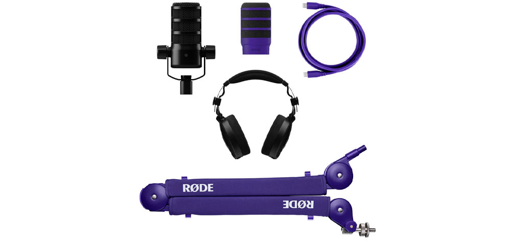 rode-usb-podcast-expansion-kit-purple پکیج پادکست رود RODE USB Podcast Expansion Kit Purple