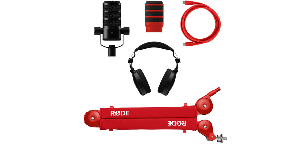 پکیج پادکست رود RODE USB Podcast Expansion Kit Red