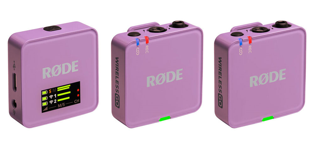 میکروفون یقه‌ای بی سیم رود Rode Wireless GO Gen 3 Lilac