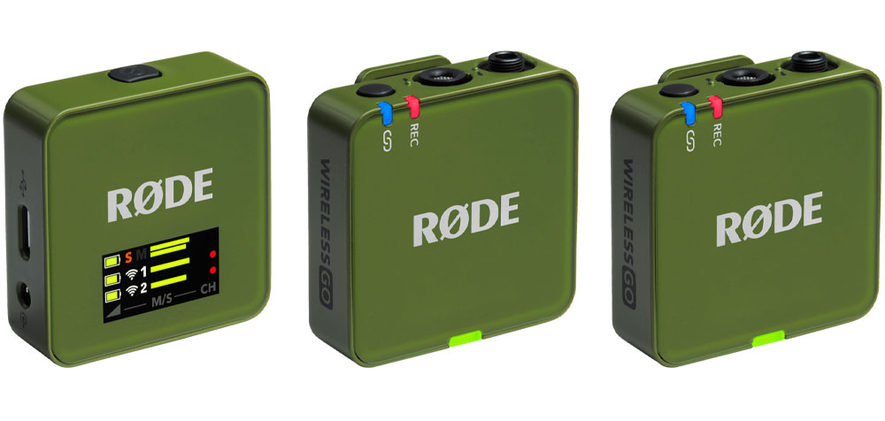 میکروفون یقه‌ای بی سیم رود Rode Wireless GO Gen 3 Moss
