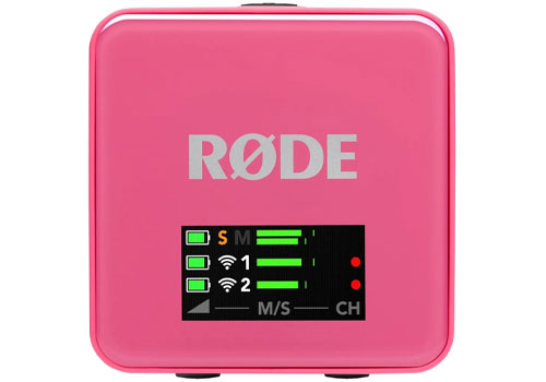 rode-wireless-go-gen-3-pink میکروفون یقهای بی سیم رود Rode Wireless GO Gen 3 Pink