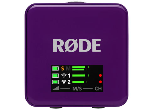 rode-wireless-go-gen-3-purple میکروفون یقهای بی سیم رود Rode Wireless GO Gen 3 Purple