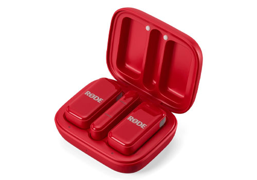 rode-wireless-micro-usb-c-red میکروفون یقهای بی سیم رود Rode Wireless Micro USB C Red