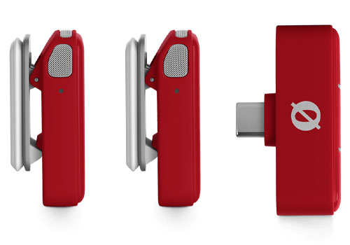 rode-wireless-micro-usb-c-red میکروفون یقهای بی سیم رود Rode Wireless Micro USB C Red