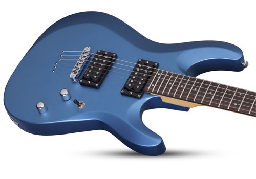 گیتار الکتریک شکتر Schecter C 6 Deluxe Satin Metallic Light Blue