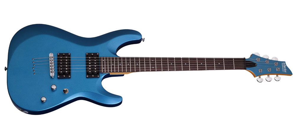 گیتار الکتریک شکتر Schecter C 6 Deluxe Satin Metallic Light Blue