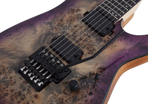 گیتار الکتریک شکتر Schecter C 6 FR Pro Aurora Burst