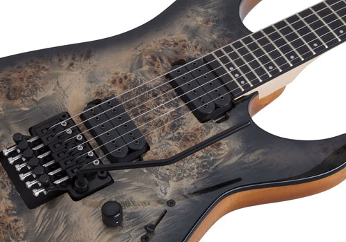 گیتار الکتریک شکتر Schecter C 6 FR Pro Charcoal Burst