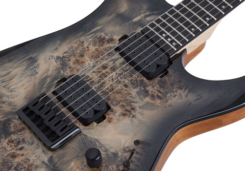 گیتار الکتریک شکتر Schecter C 6 Pro Charcoal Burst