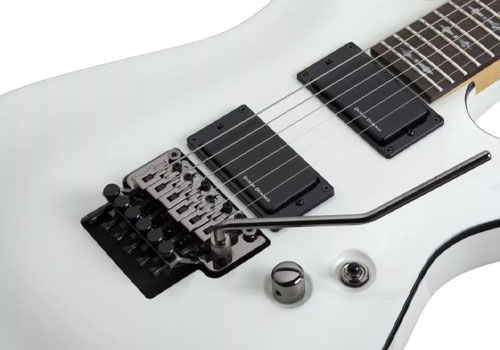 schecter-demon-6-fr-vintage-white گیتار الکتریک شکتر Schecter Demon 6 FR Vintage White