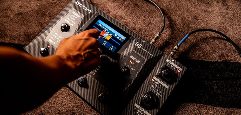 zoom-b6 افکت گیتار بیس زوم ZOOM B6